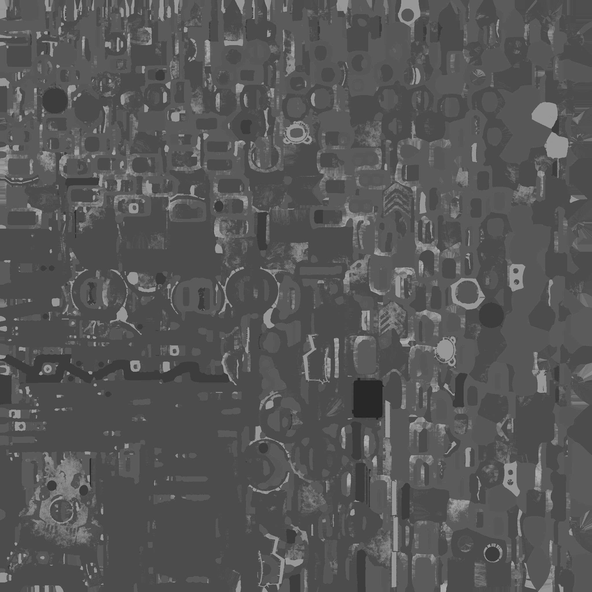 Futuristic War Mech robot Fully Rigged Low-poly 3D model_24