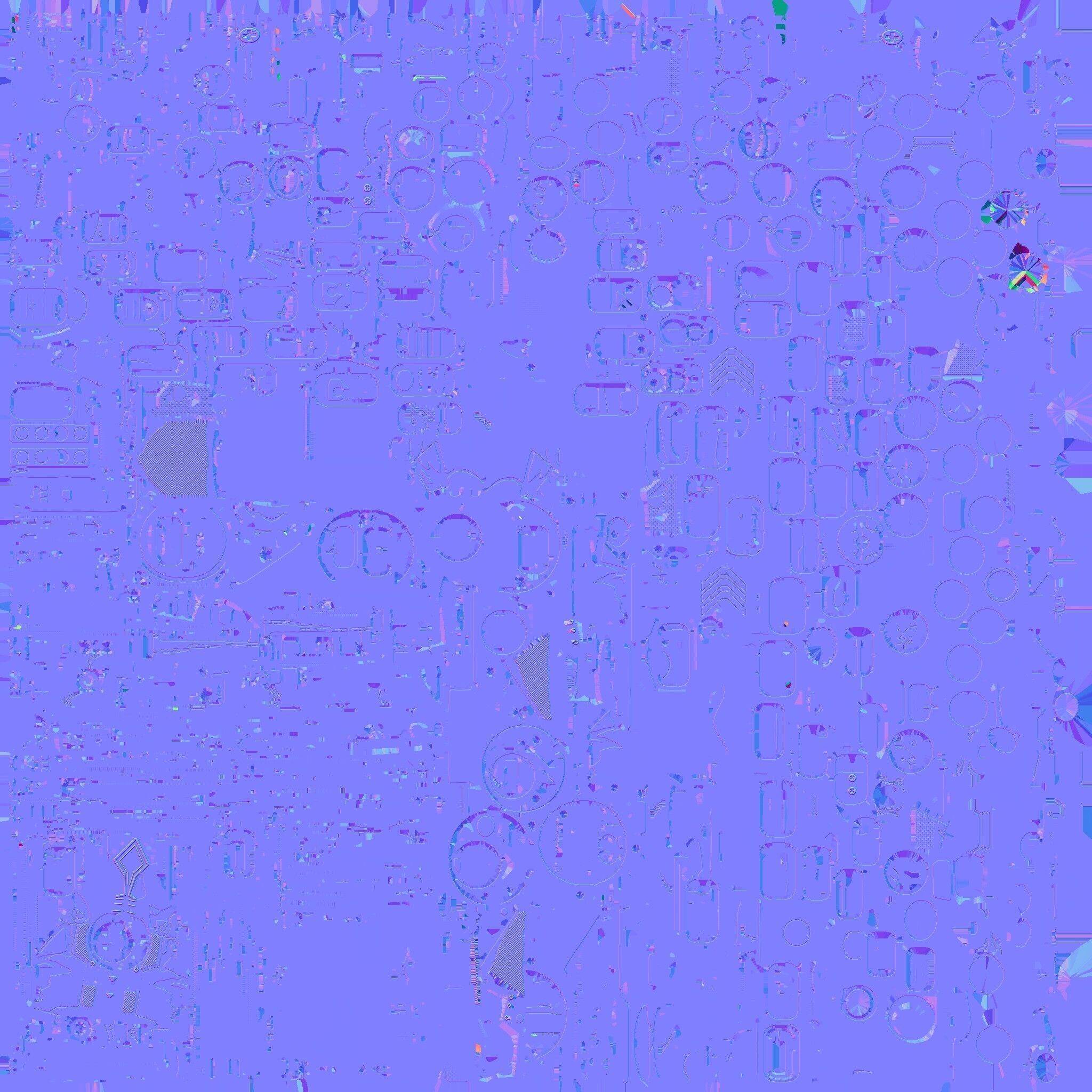 Futuristic War Mech robot Fully Rigged Low-poly 3D model_23