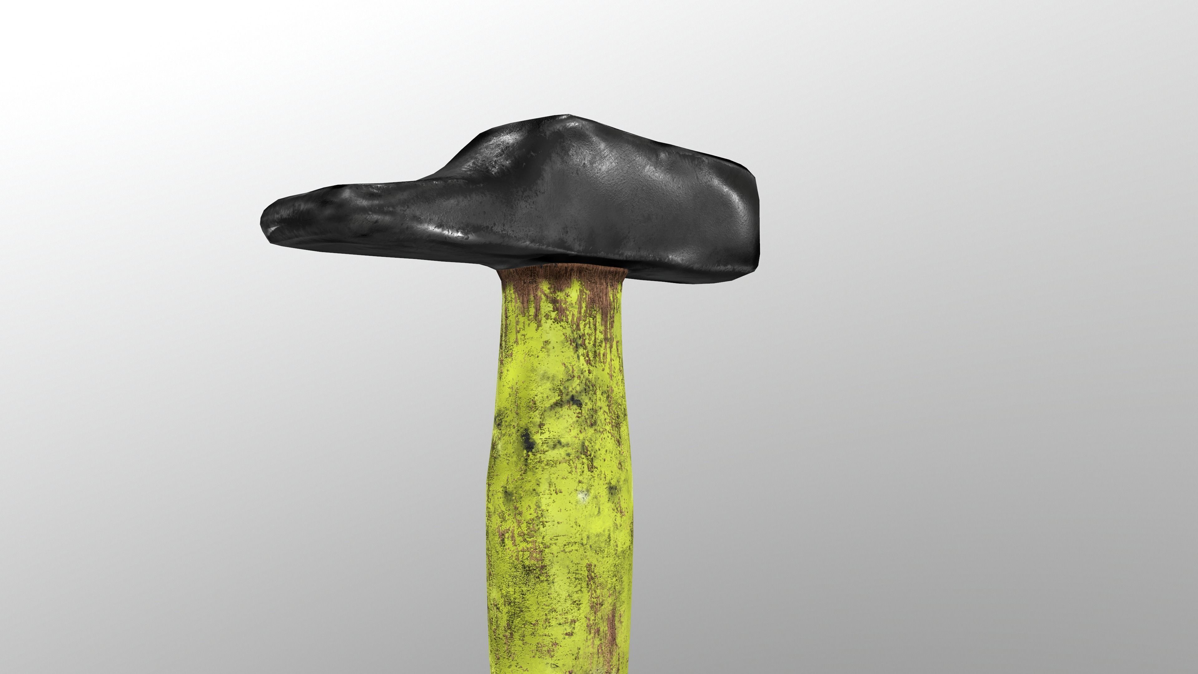 Old Hammer - 4K PBR - UE4 UE5 Game-Ready Asset Low-poly 3D model_5