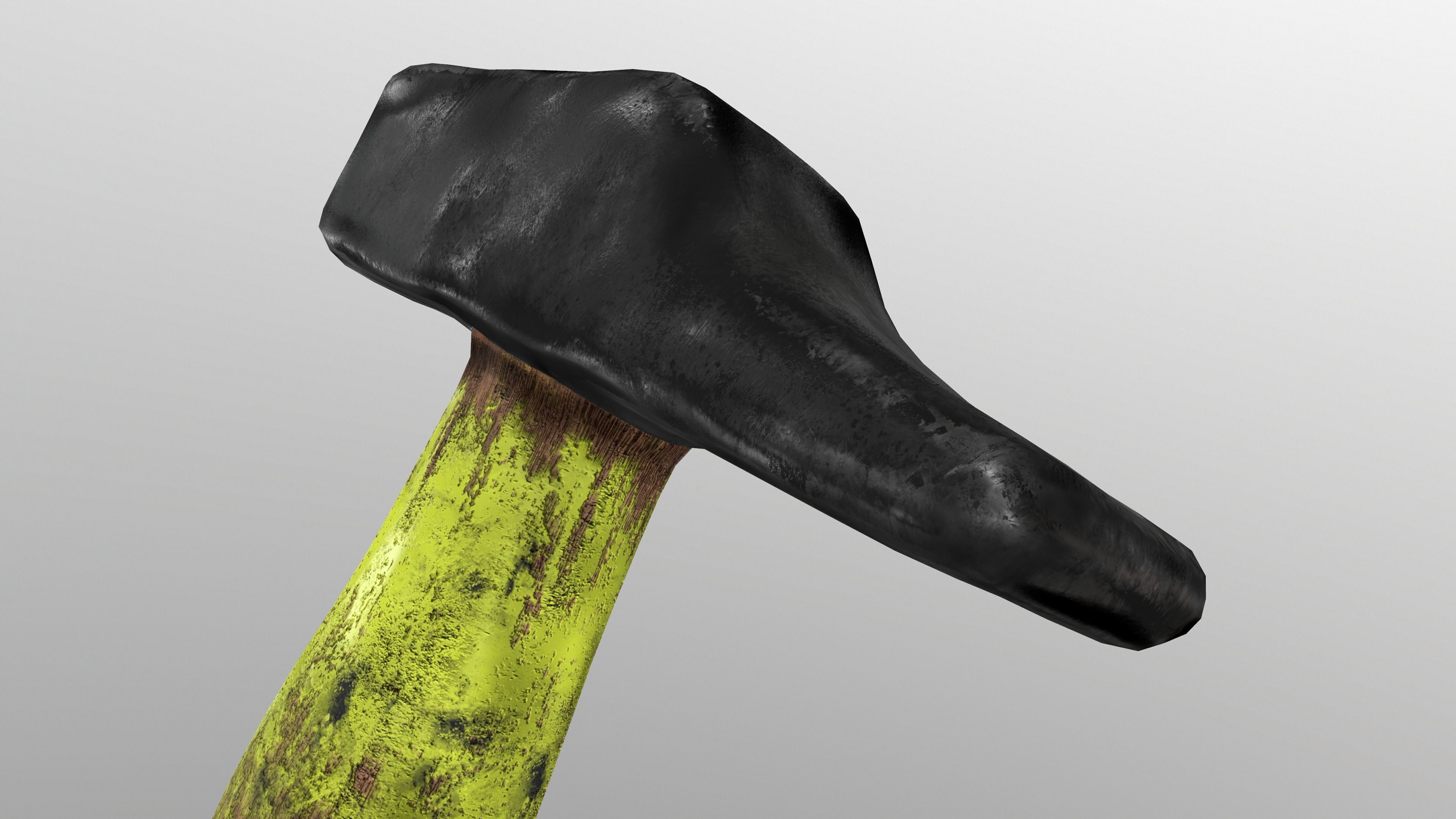 Old Hammer - 4K PBR - UE4 UE5 Game-Ready Asset Low-poly 3D model_3