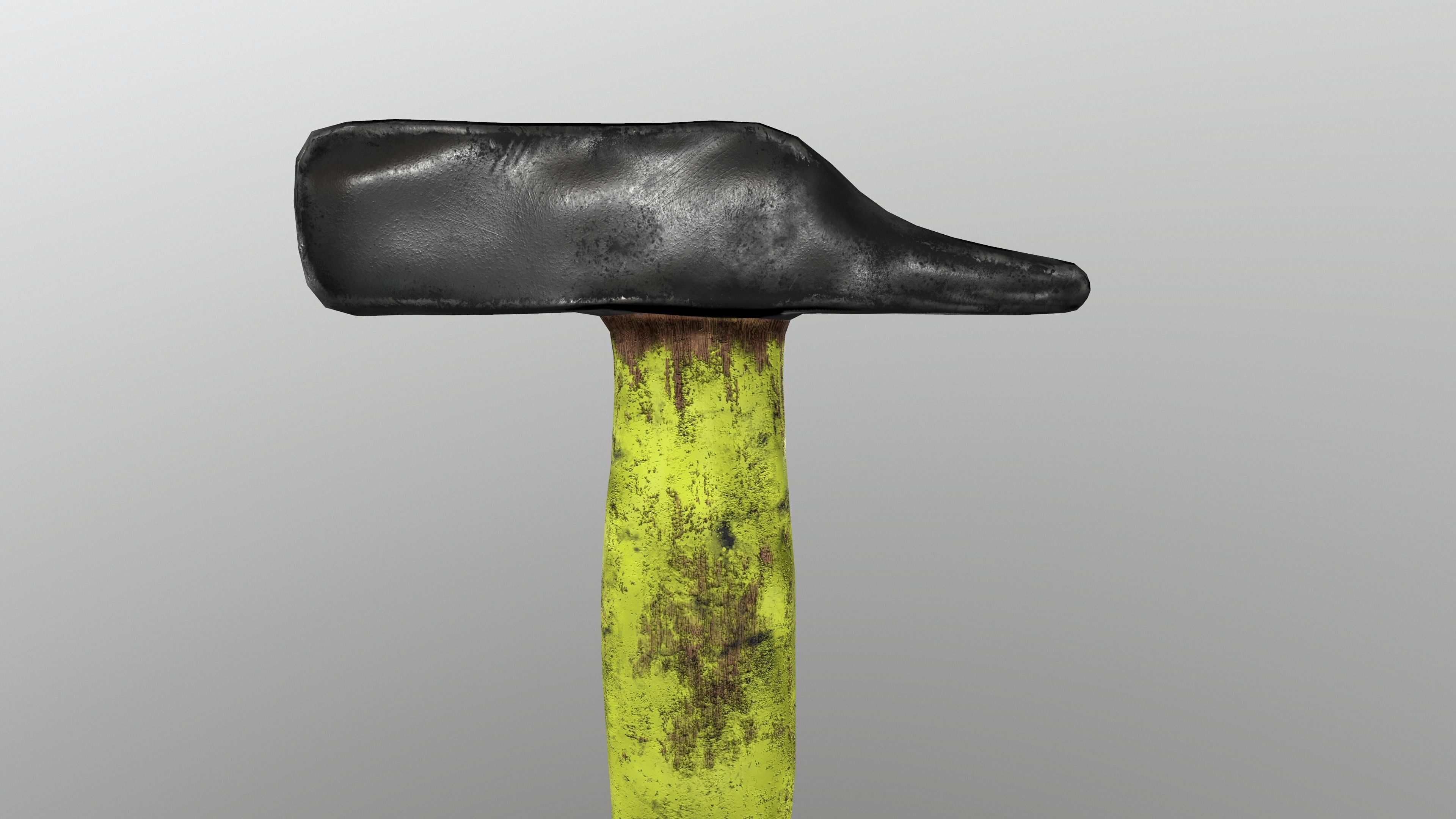 Old Hammer - 4K PBR - UE4 UE5 Game-Ready Asset Low-poly 3D model_10