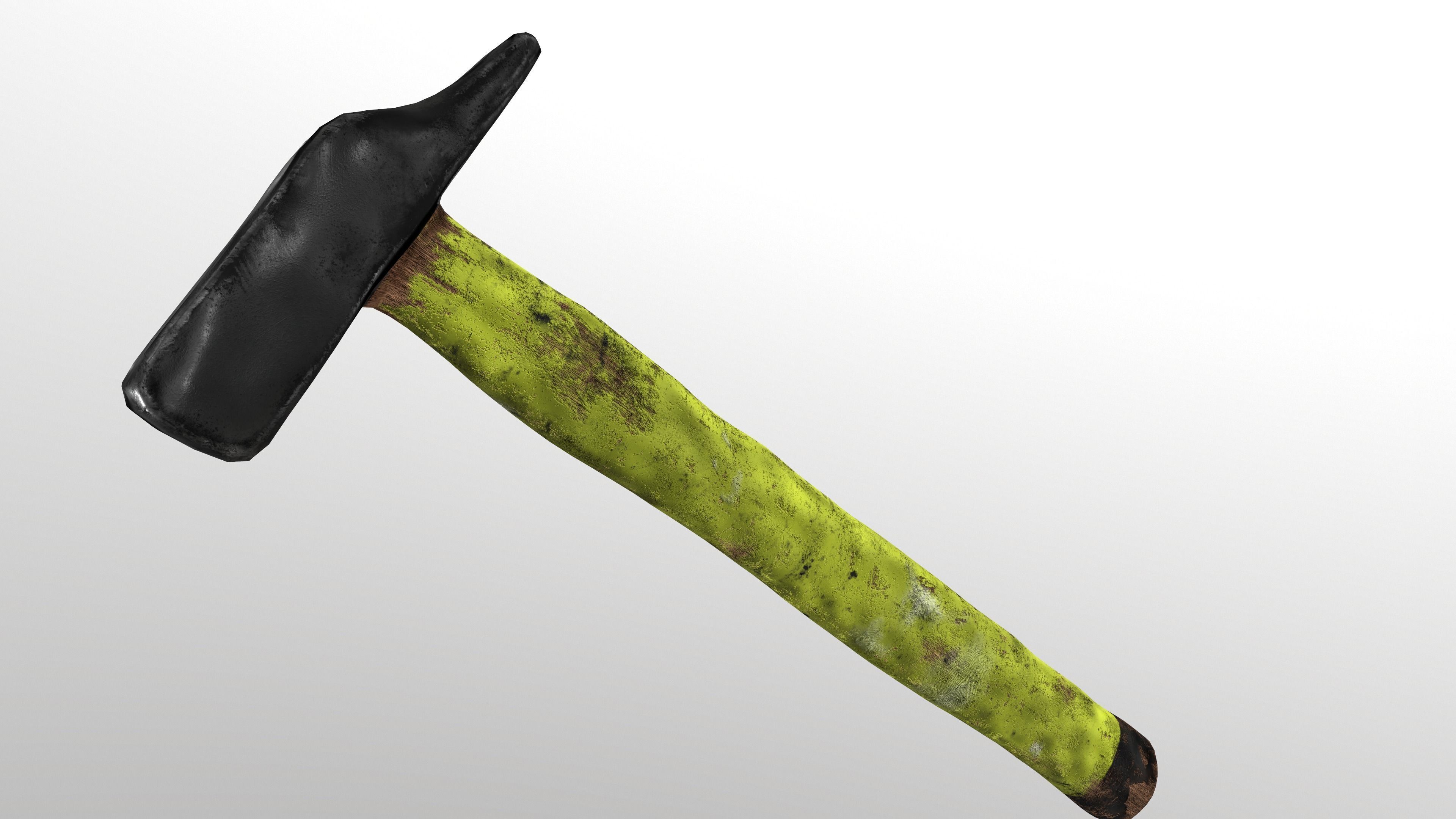 Old Hammer - 4K PBR - UE4 UE5 Game-Ready Asset Low-poly 3D model_1