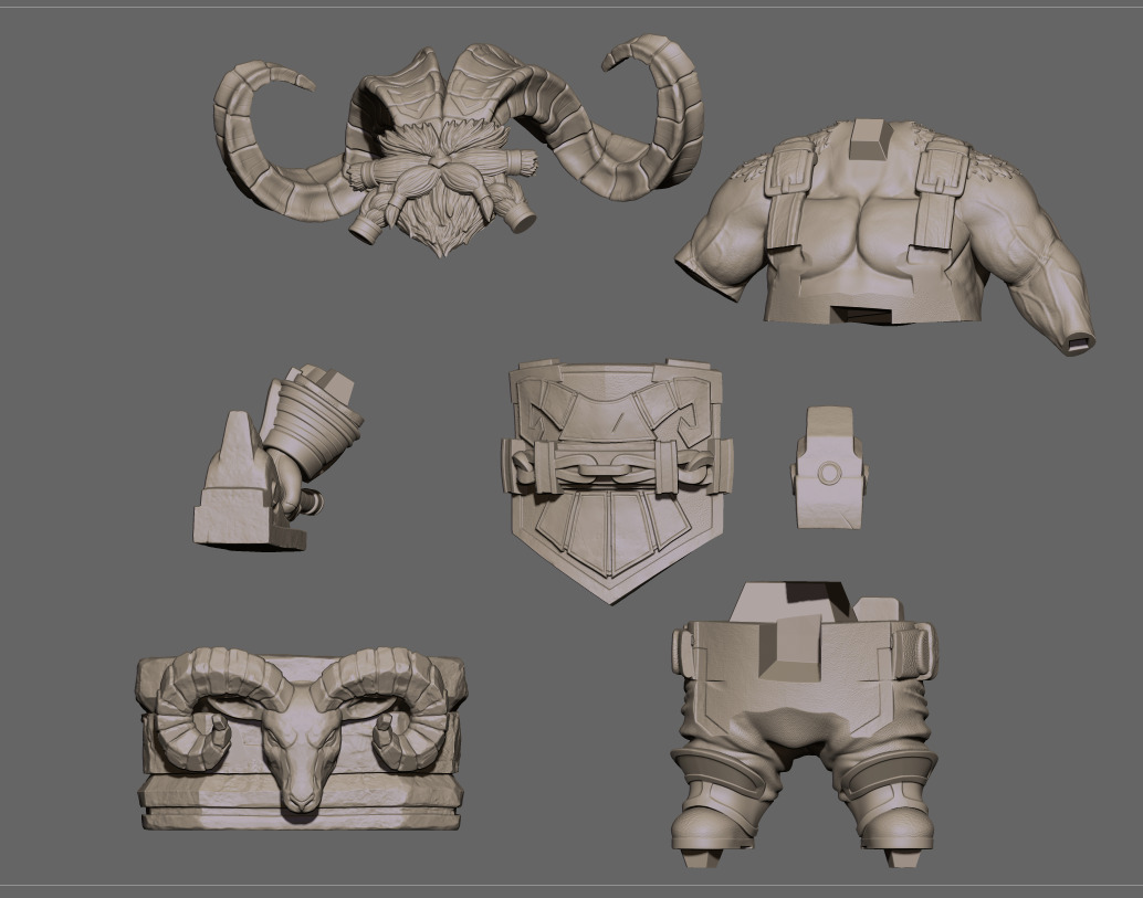 Ornn League of legends 3D print model_2