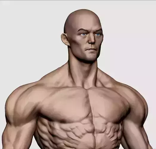 Male stylized basemesh Zbrush Substance file