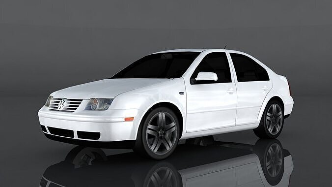 Volkswagen Bora  Low-poly 3D model