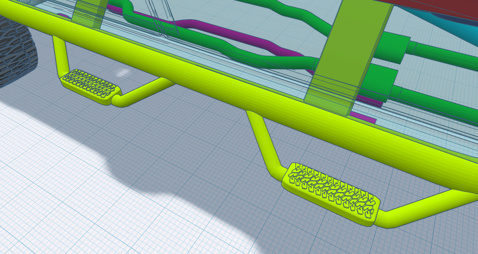 12 inch lift 1965 K10 Crew Cab add ons volume 3 with trailer 3D print model_10