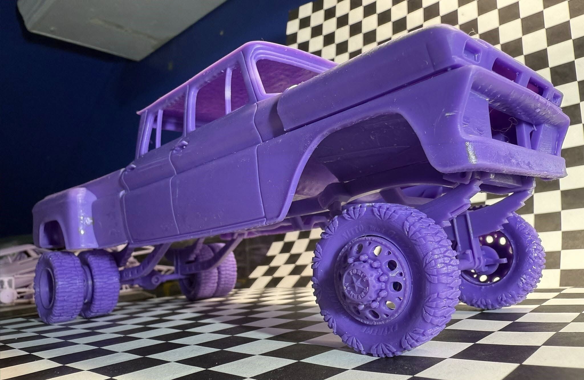 12 inch lift 1965 K10 Crew Cab add ons volume 3 with trailer 3D print model_14