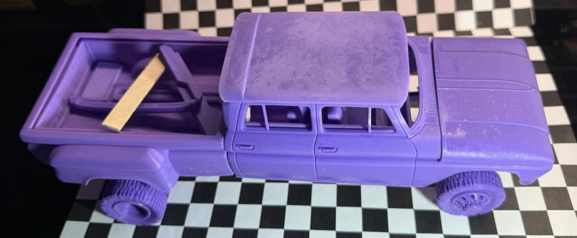 12 inch lift 1965 K10 Crew Cab add ons volume 3 with trailer 3D print model_16