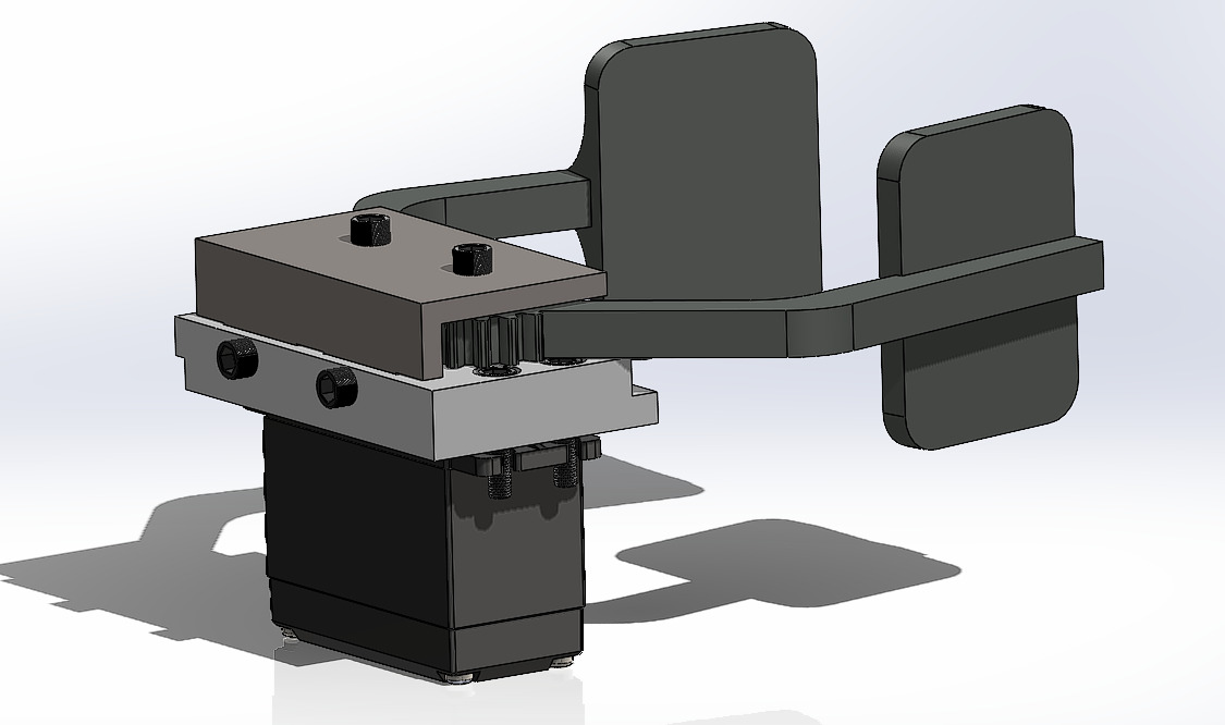 Angular Gripper 3D print model_4