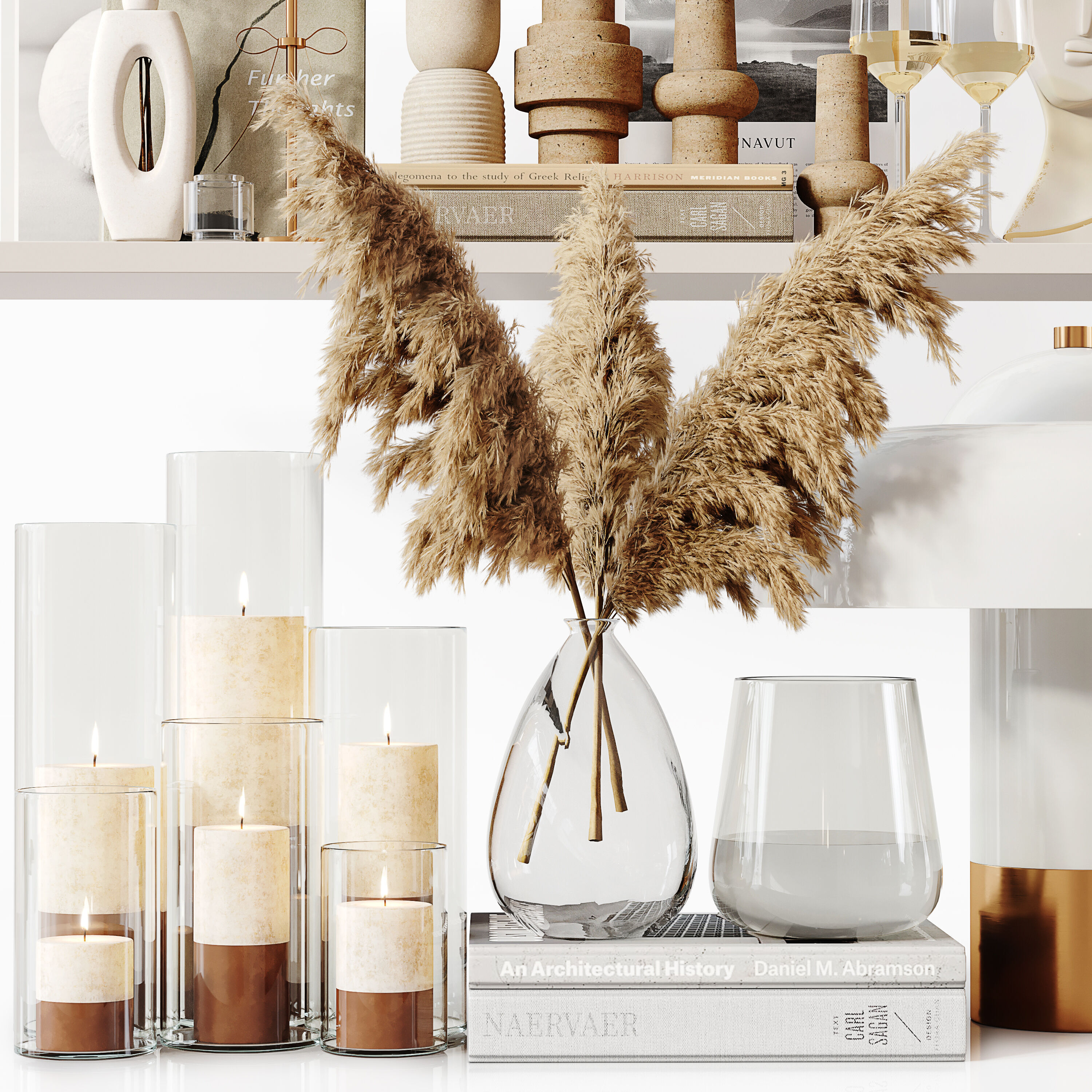 Decorative Set 243 Low-poly 3D model_2