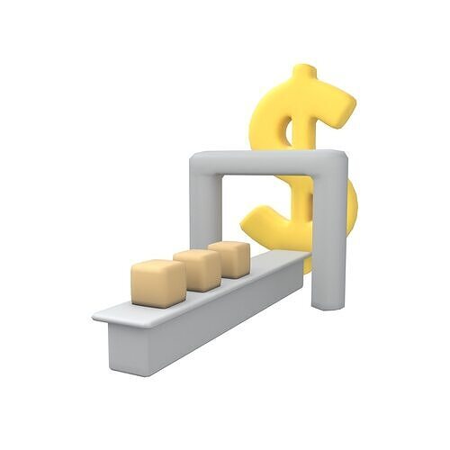 Tariff Icon v1 001 Low-poly 3D model
