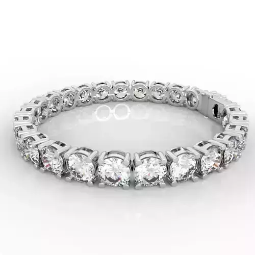 Prong Set 70pt Diamond Or Gem Tennis Bracelet