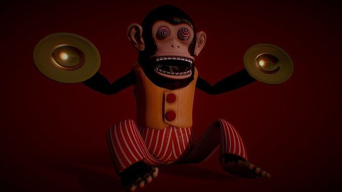 jolly chimp toy story 3 rig Free 3D model