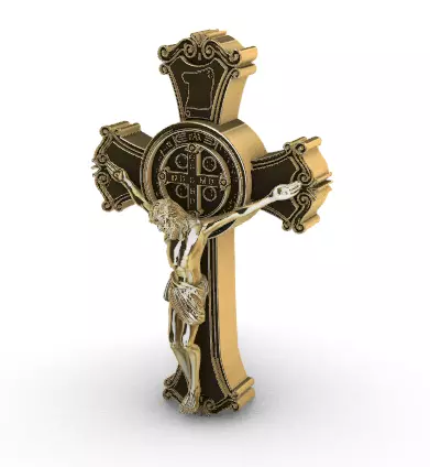 Jesus Crucifix 3D print model 3D print model