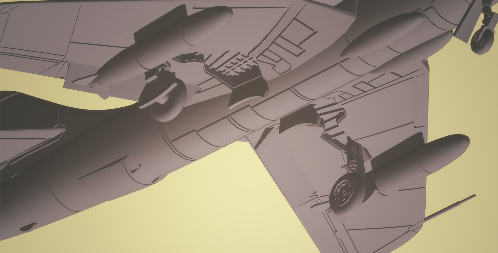 HAWKER HUNTER F4 AND F5 1-72 SCALE HIGHLY DETAILED MODEL 3D print model_5