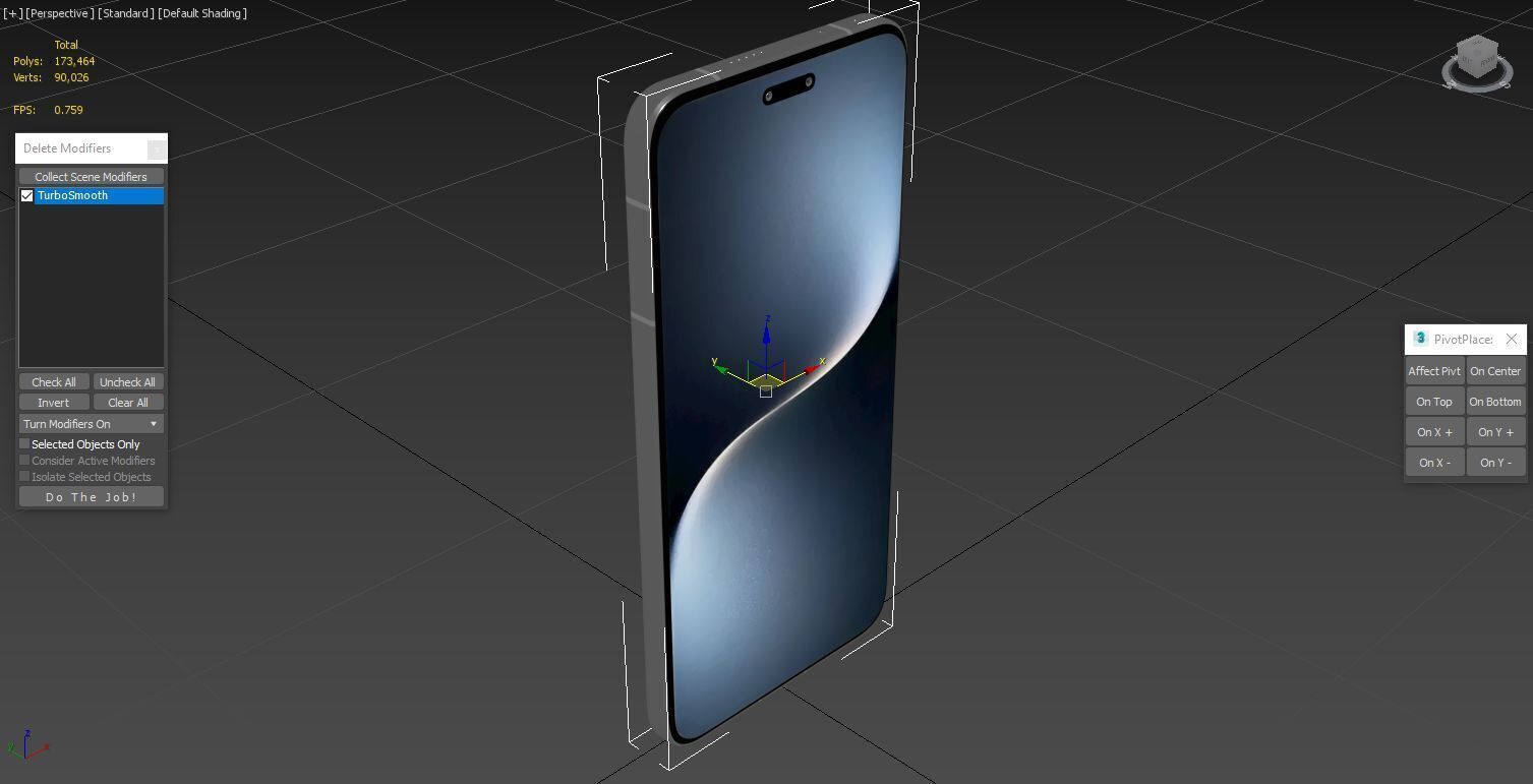 Honor Magic 7 Pro Lunar Shadow Grey 3D model_13