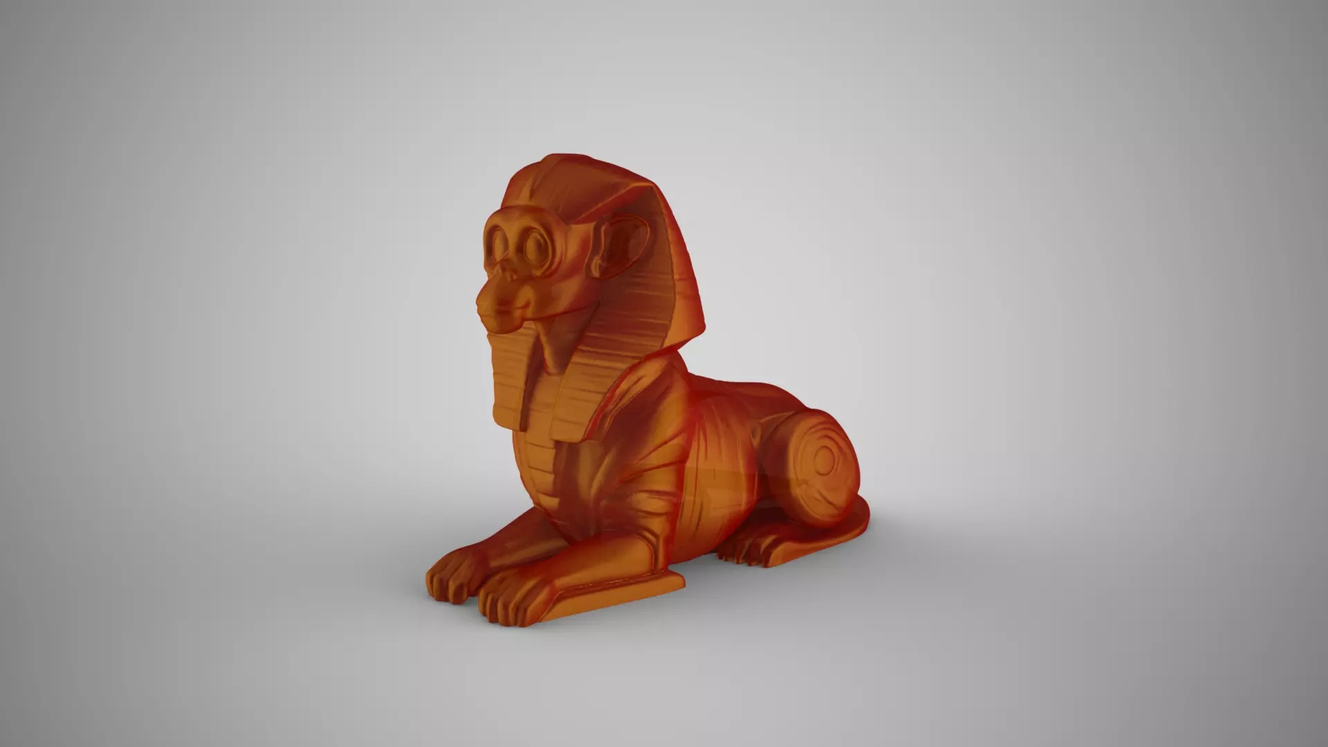 Sphinx Monkey 3D print model_0