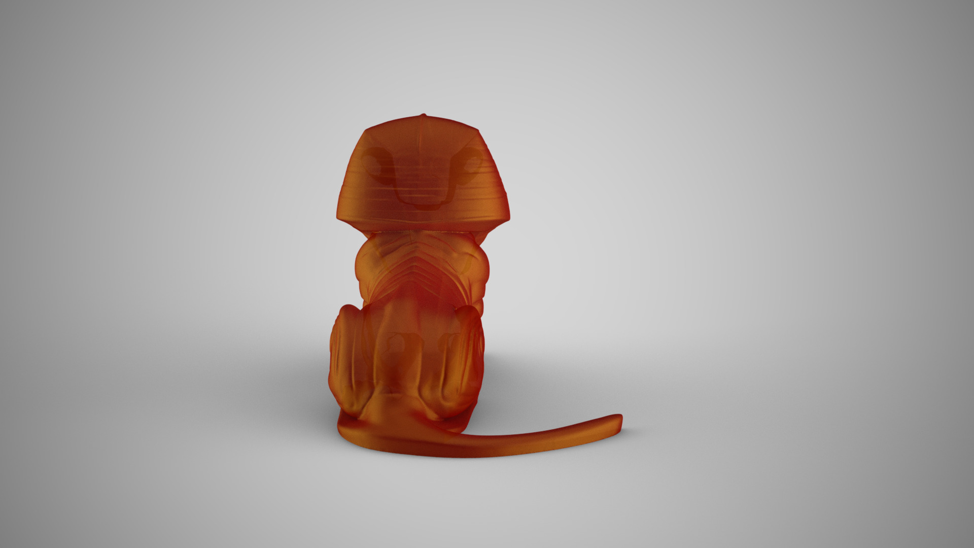 Sphinx Monkey 3D print model_8