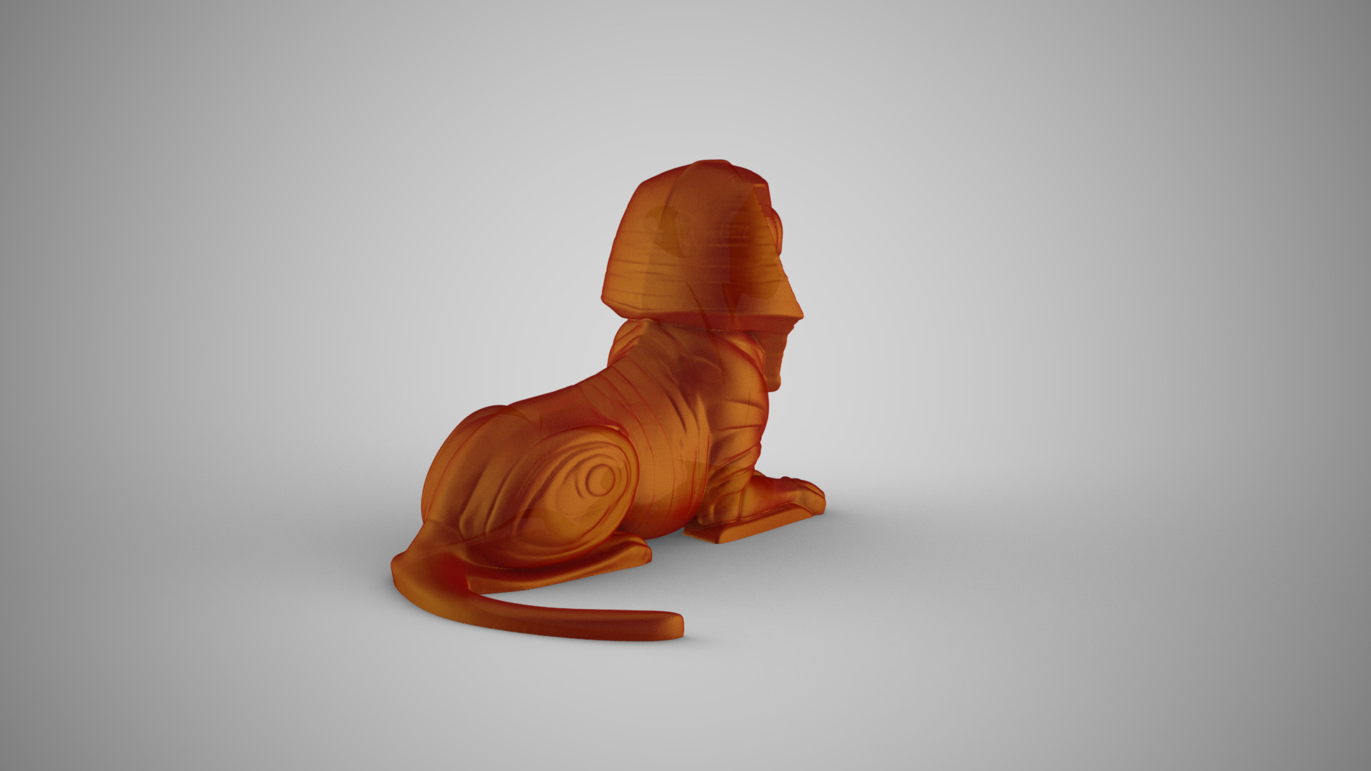 Sphinx Monkey 3D print model_7