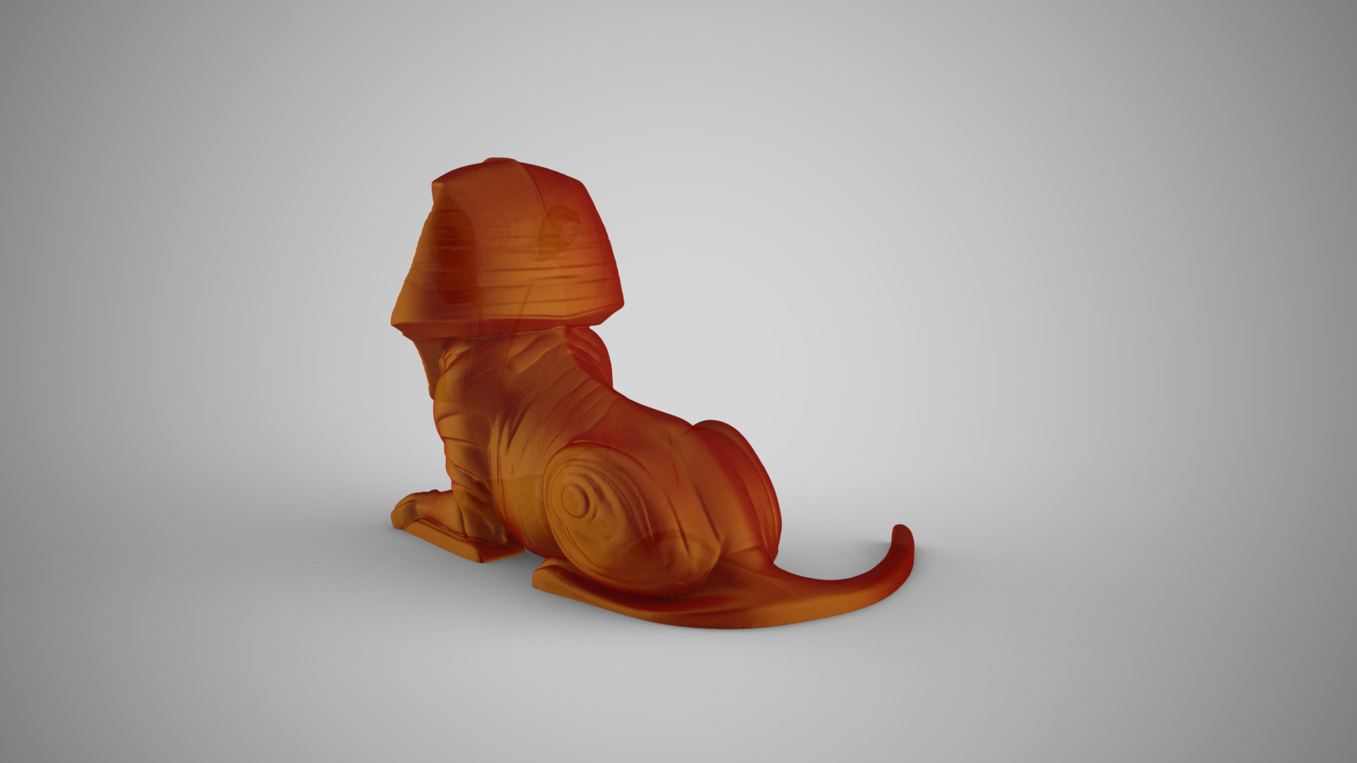 Sphinx Monkey 3D print model_9