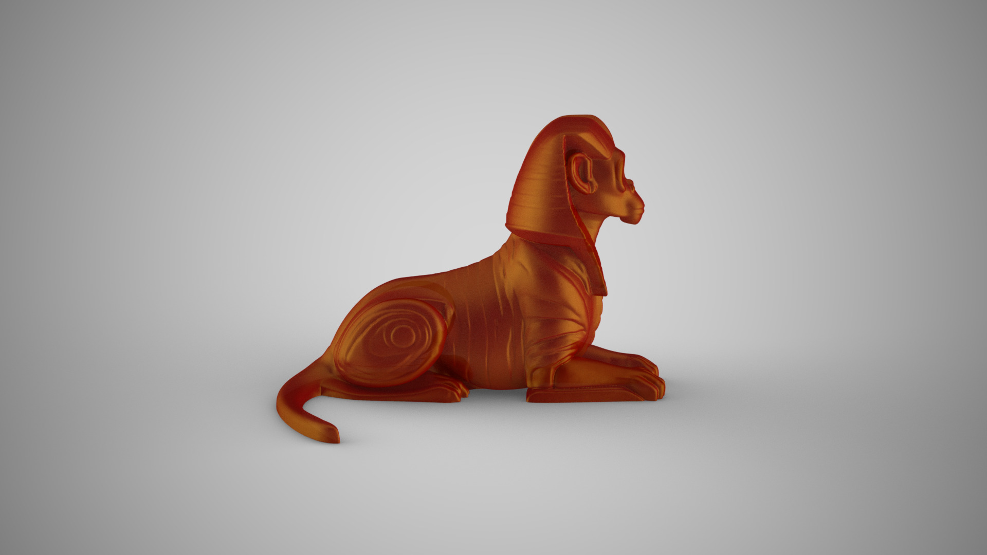 Sphinx Monkey 3D print model_6