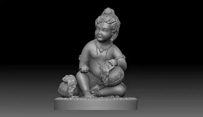 Bal Gopal 3d Print model