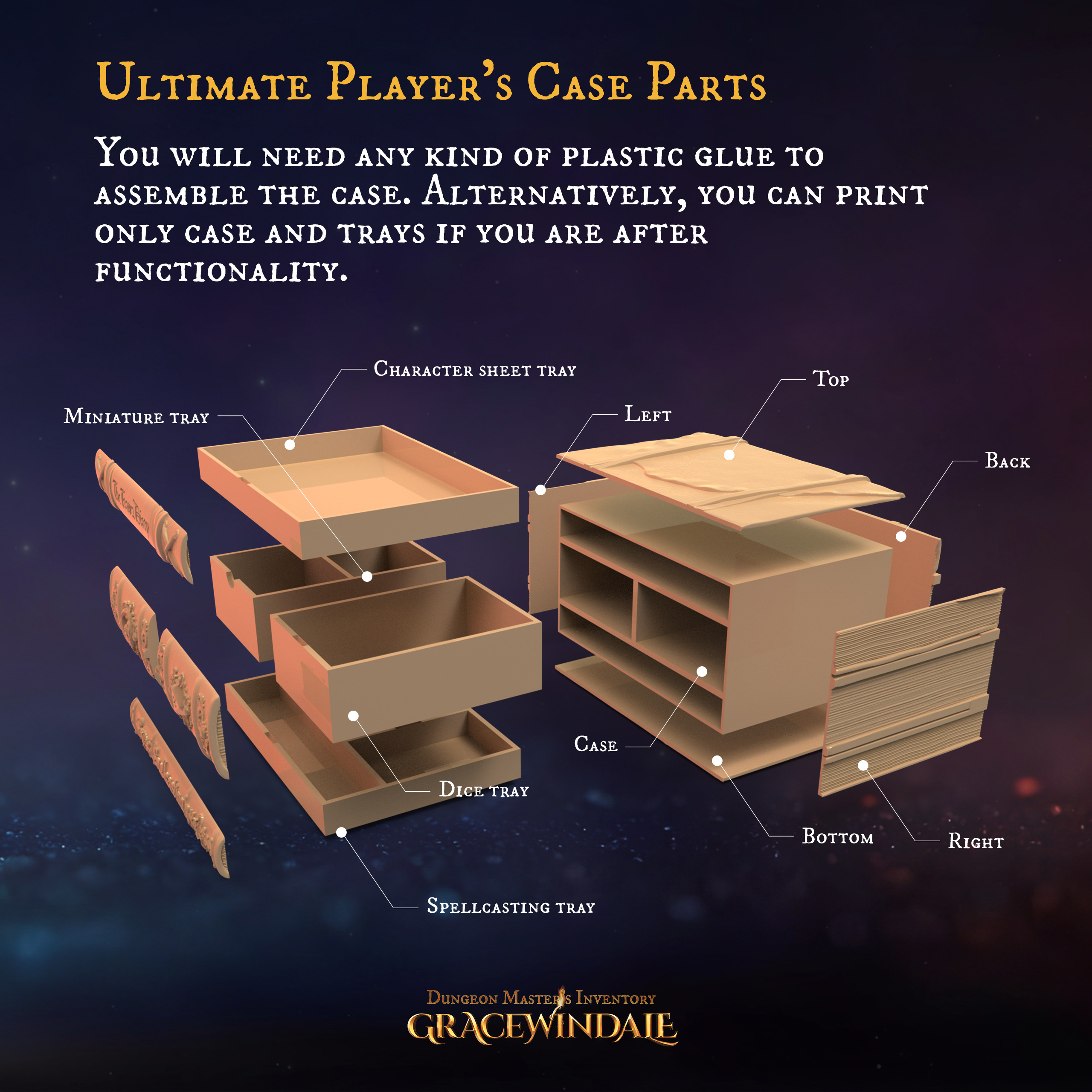 DM Inventory - Ultimate Players Case 3D print model_1