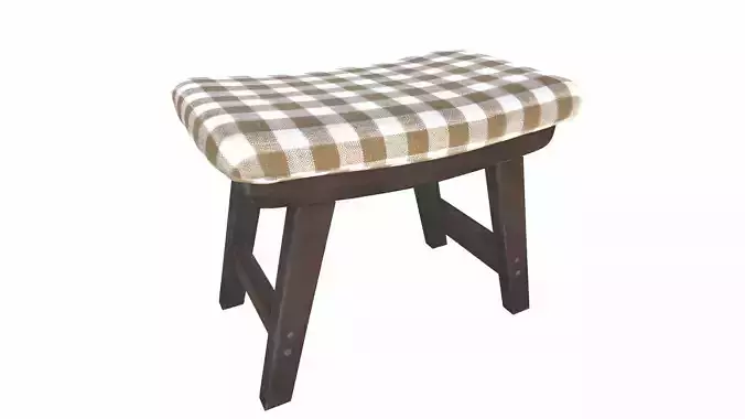 Foot Stools Solid Wood Wear Shoes Sofa Fabric Stool