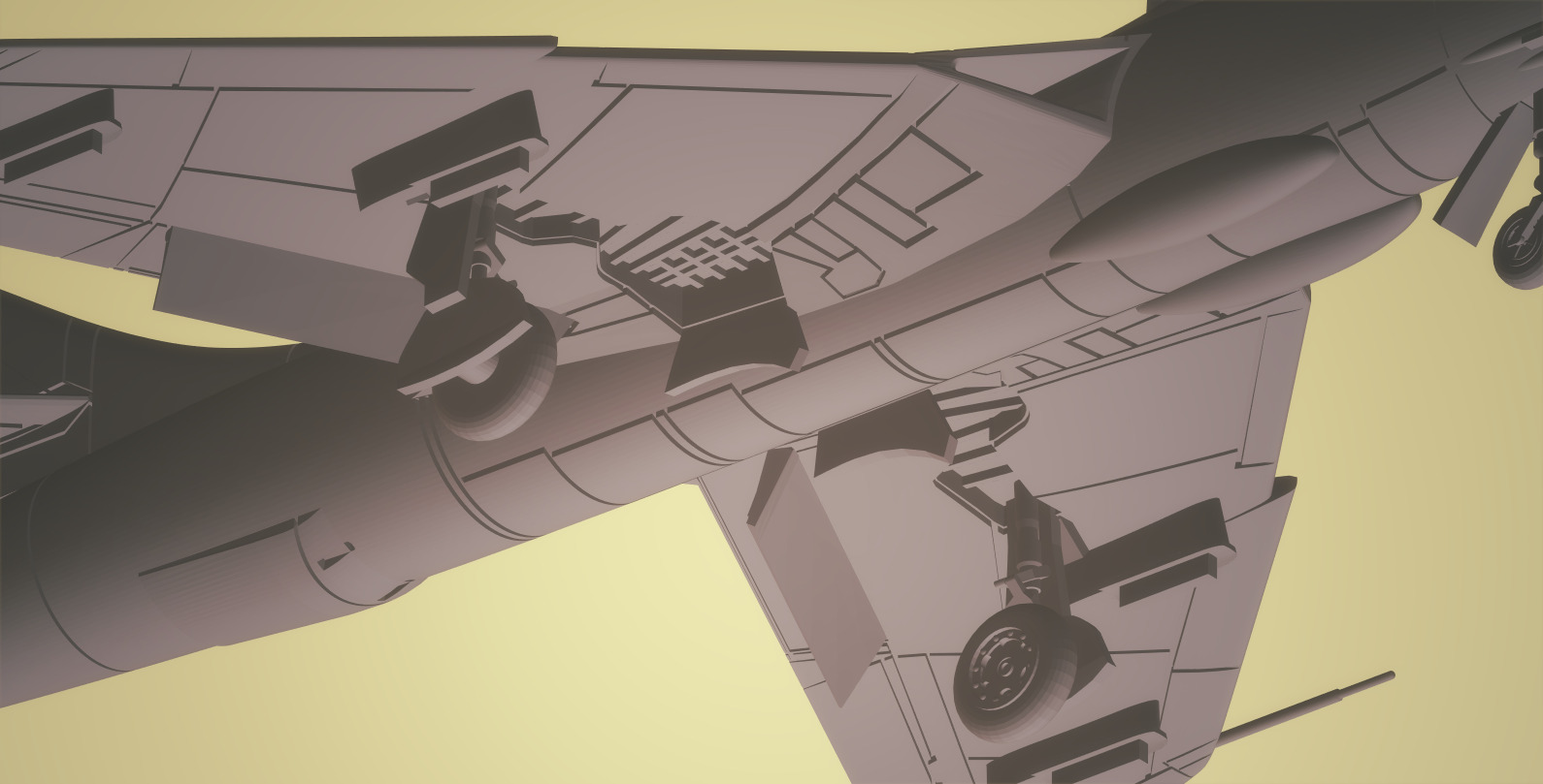 HAWKER HUNTER MK-56 1-72 SCALE HIGHLY DETAILED MODEL 3D print model_4