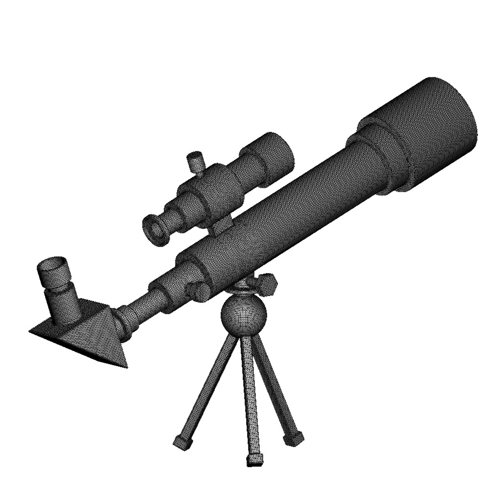 Premium Telescope Toy 3D print model_4