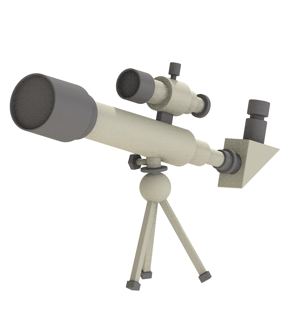 Premium Telescope Toy 3D print model_2