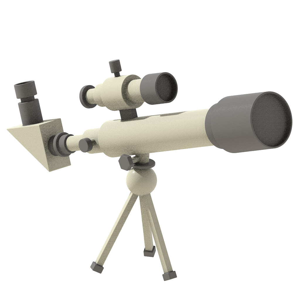 Premium Telescope Toy 3D print model_1