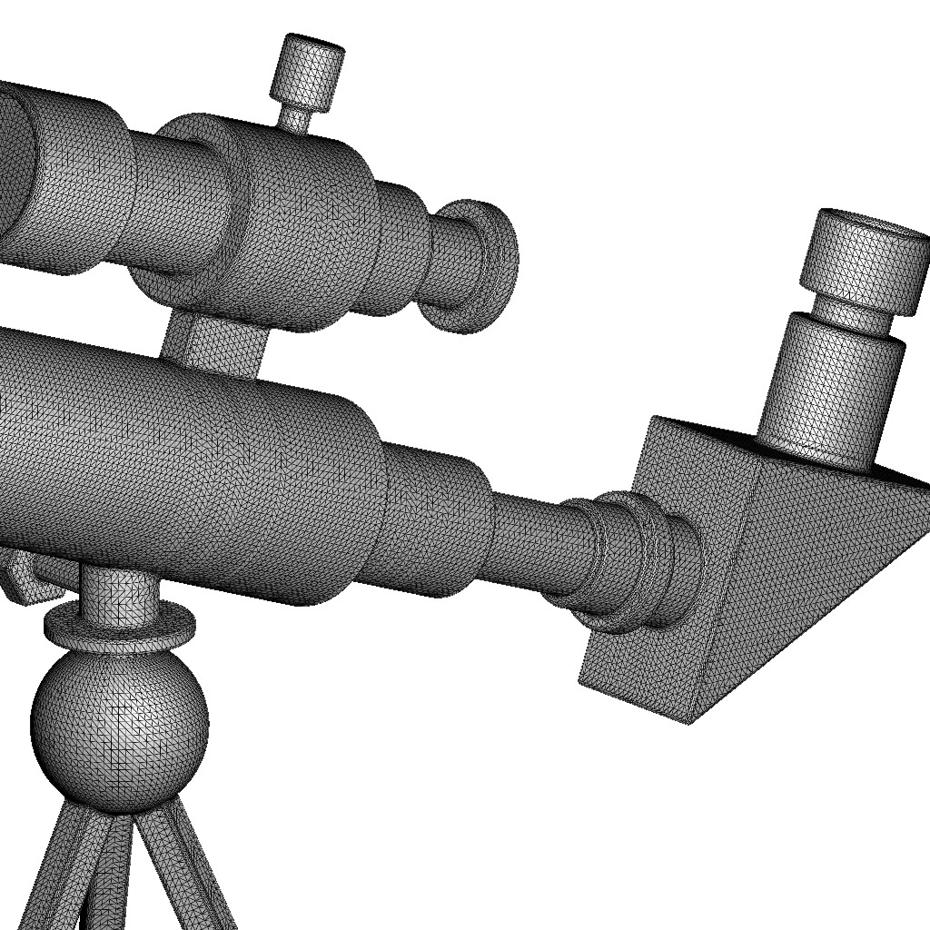 Premium Telescope Toy 3D print model_6