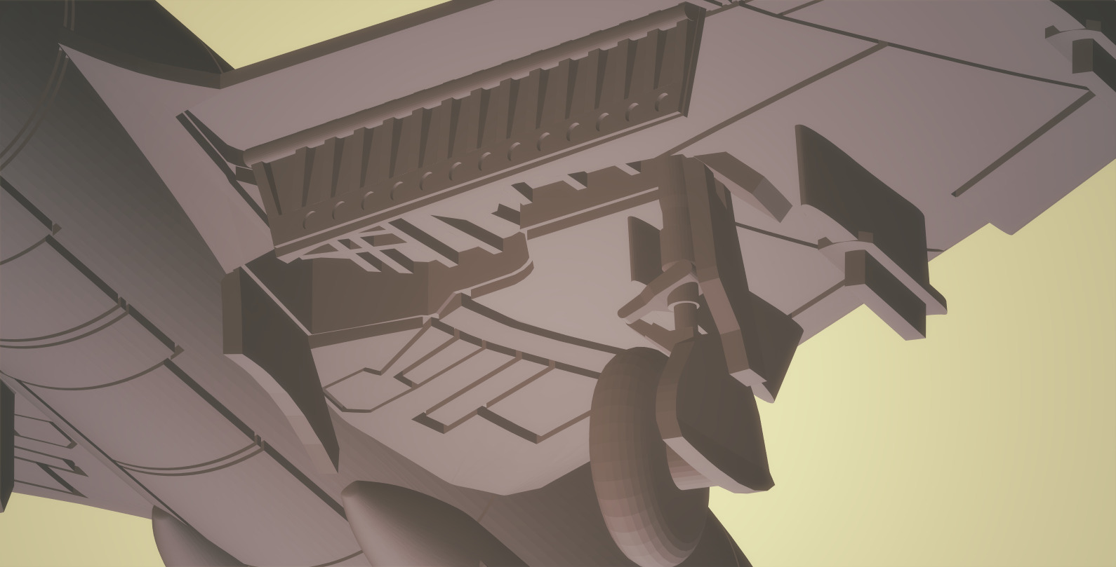 HAWKER HUNTER MK-58 1-72 SCALE HIGHLY DETAILED MODEL 3D print model_7