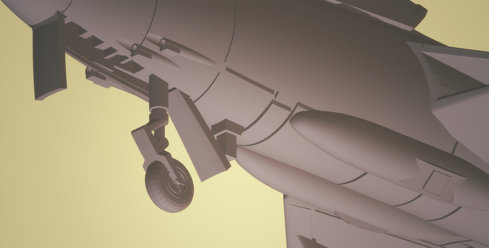 HAWKER HUNTER MK-58 1-72 SCALE HIGHLY DETAILED MODEL 3D print model_6