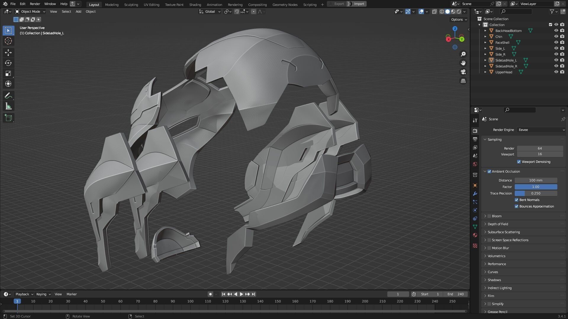 Marvel Rivals Iron Man Helmet for Cosplay 3D print model_13