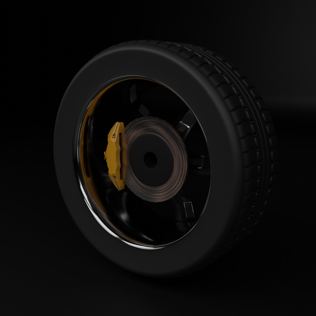 Wheel 3D model_5