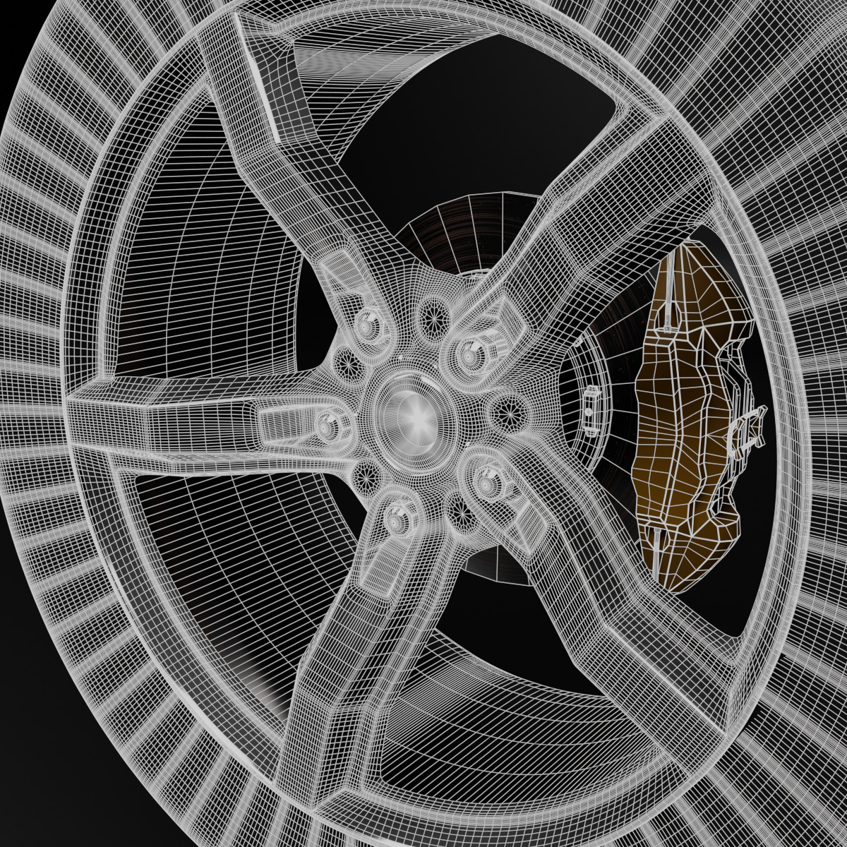 Wheel 3D model_7