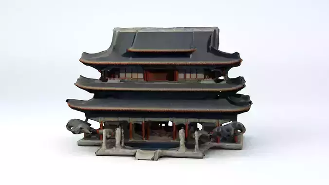 Ancient Chinese Building 1 3D model