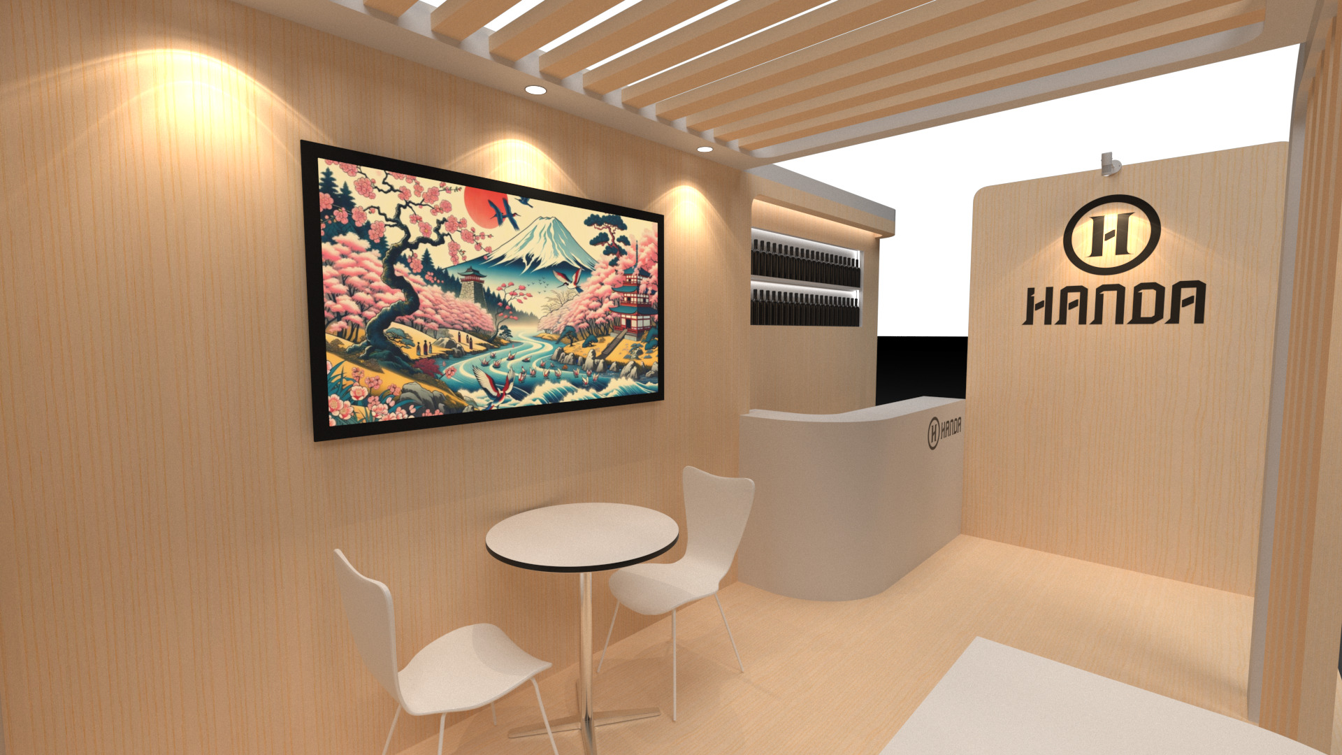 Exhibition Booth 3Mx6M 3D model_11