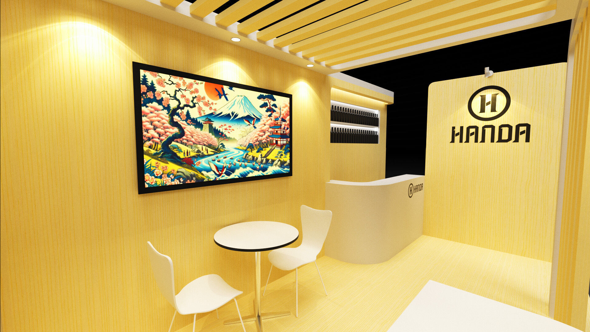 Exhibition Booth 3Mx6M 3D model_23