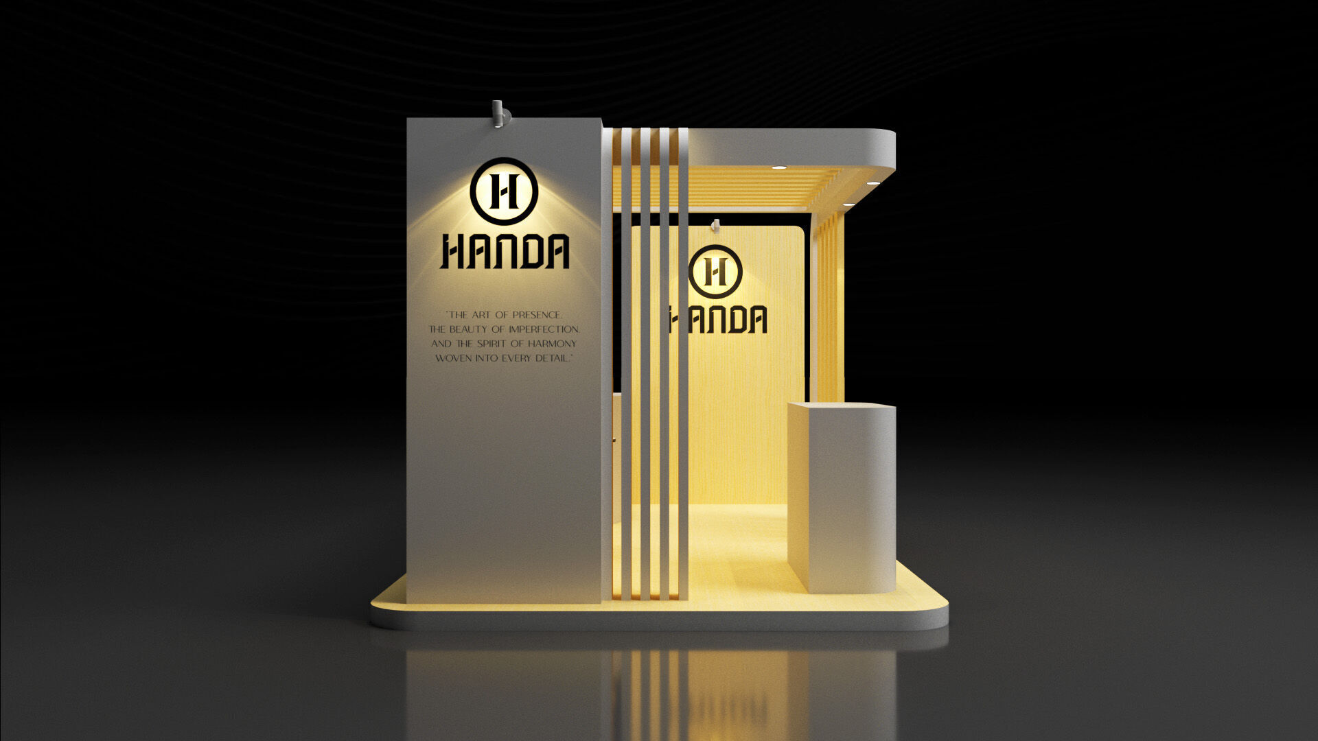 Exhibition Booth 3Mx6M 3D model_15