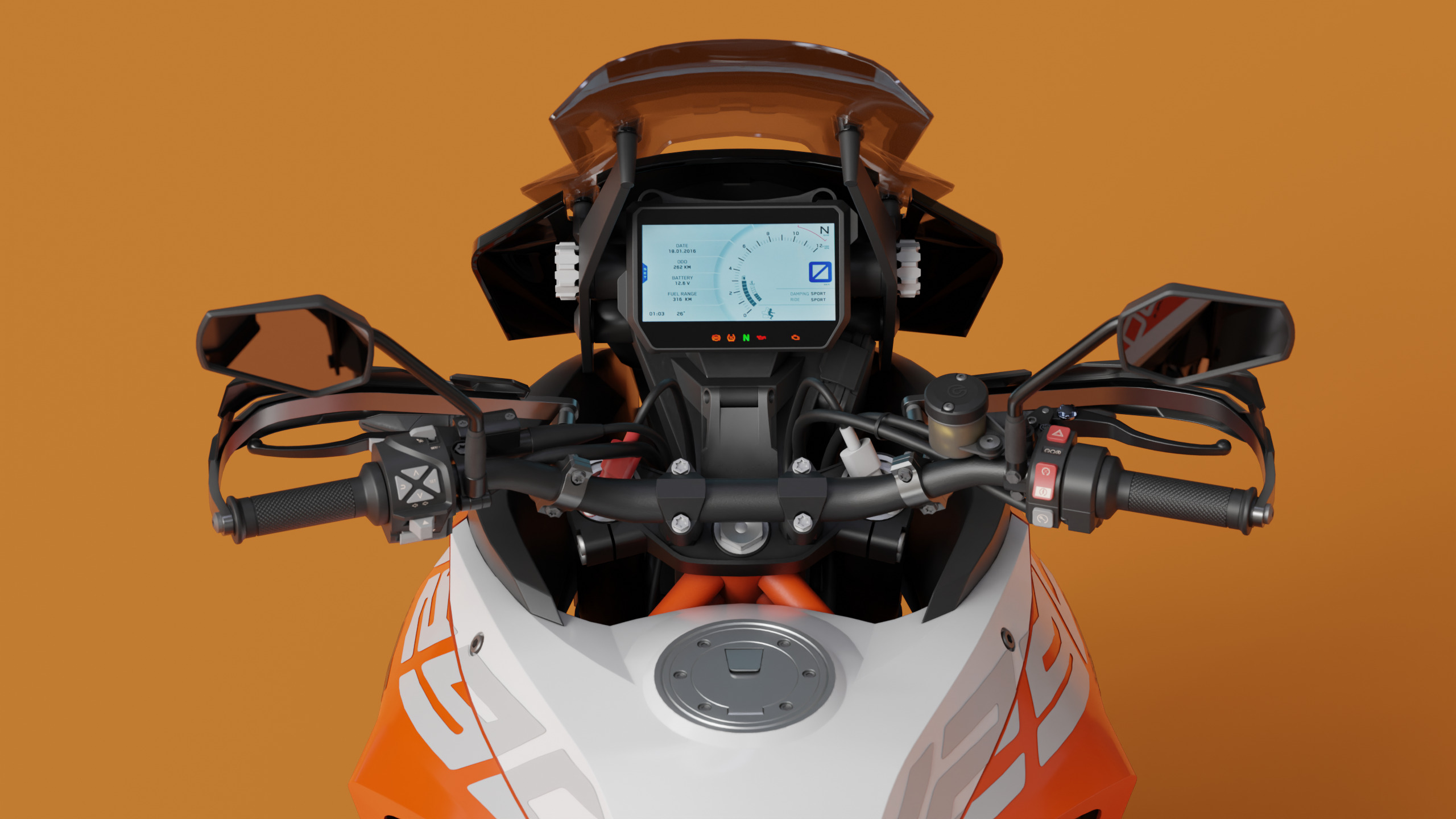KTM 1290 Super Adventure S 2017 3D model_8