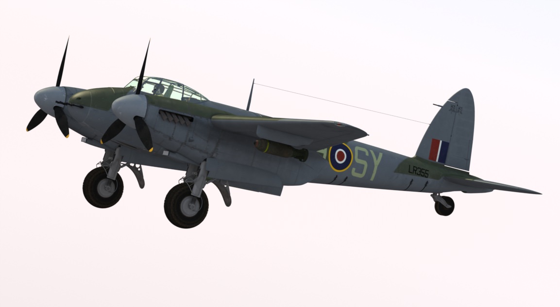 De Havilland DH98 Mosquito F B MkVI 3D model_1