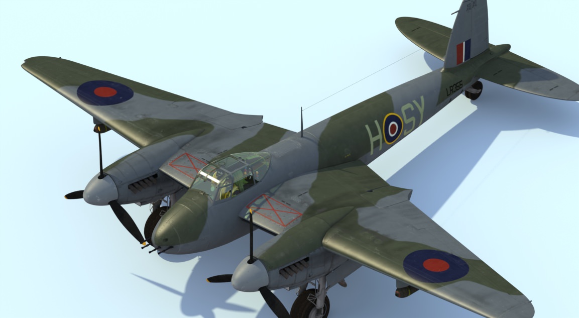 De Havilland DH98 Mosquito F B MkVI 3D model_2