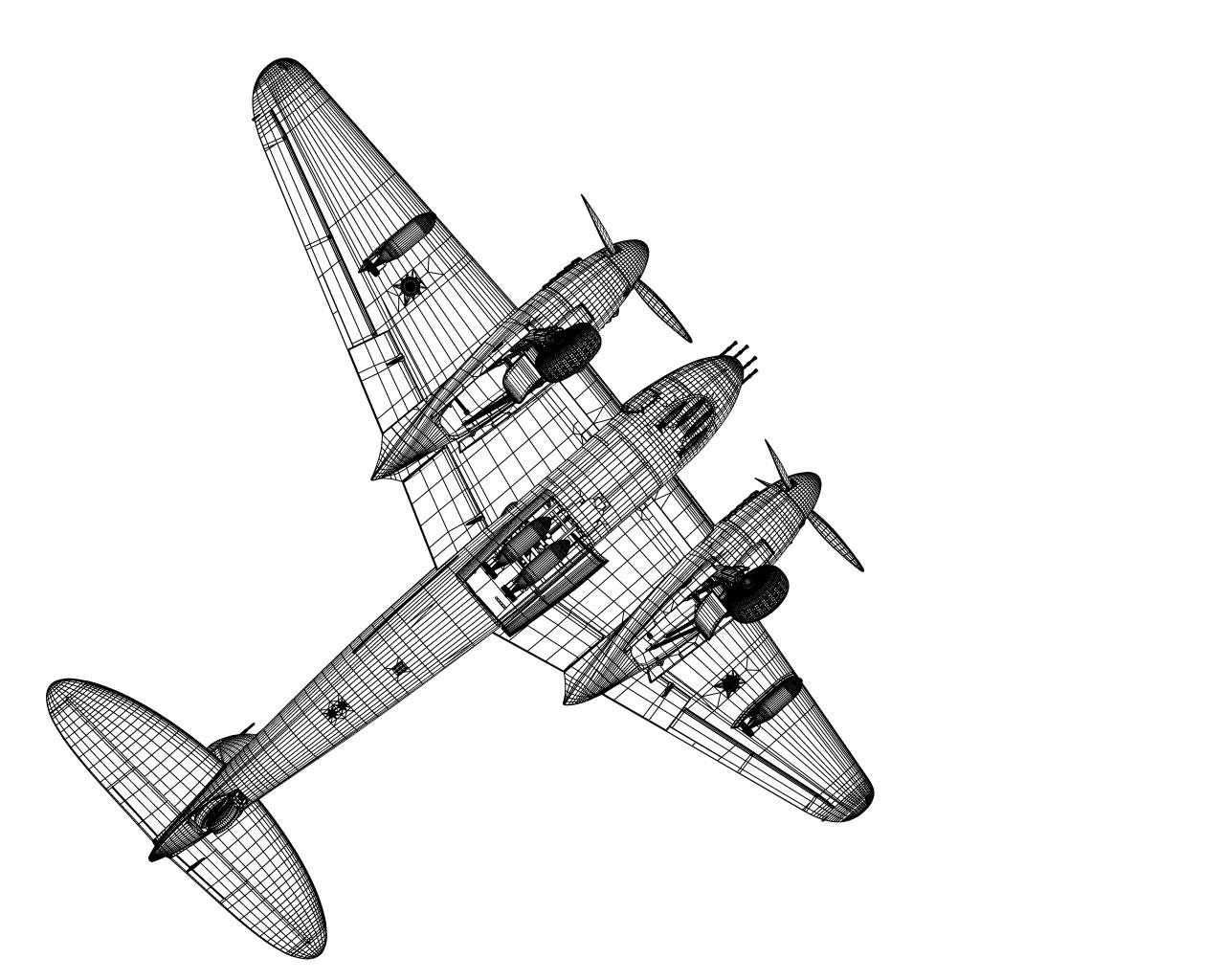 De Havilland DH98 Mosquito F B MkVI 3D model_9