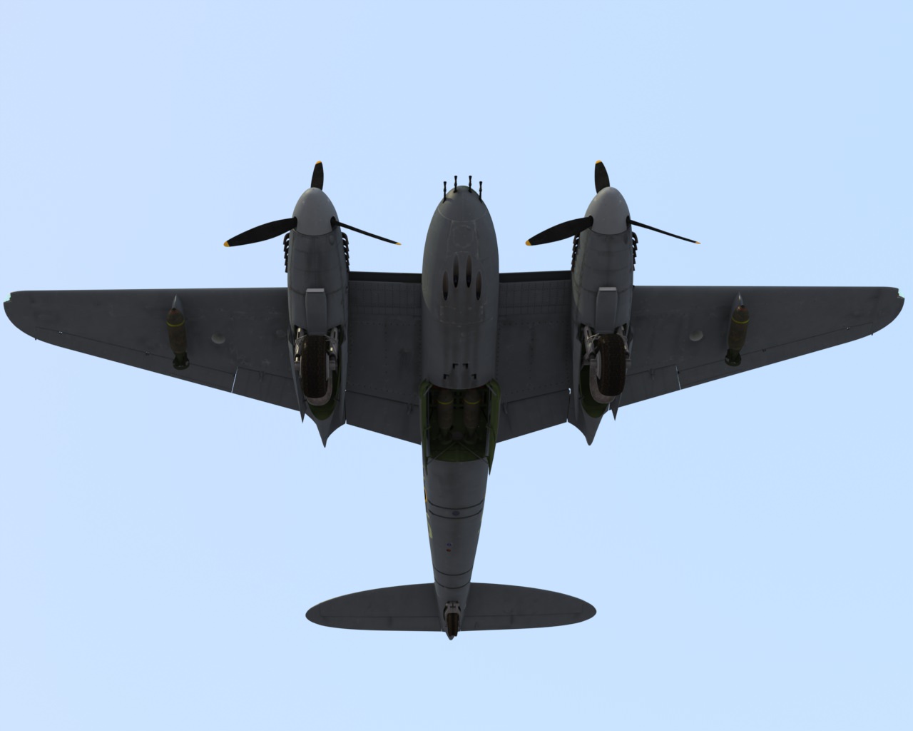 De Havilland DH98 Mosquito F B MkVI 3D model_5