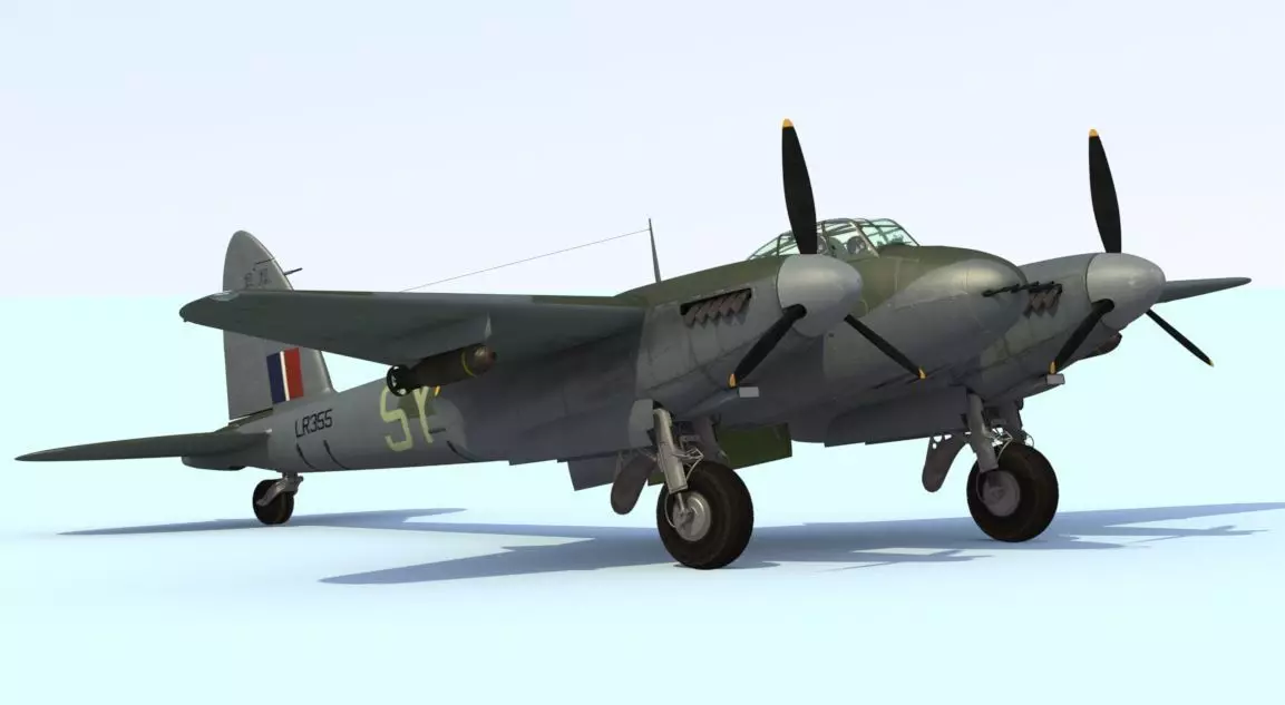 De Havilland DH98 Mosquito F B MkVI 3D model_0