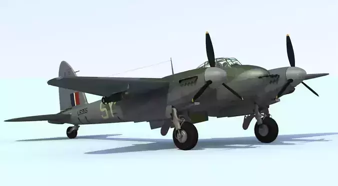 De Havilland DH98 Mosquito F B MkVI 3D model