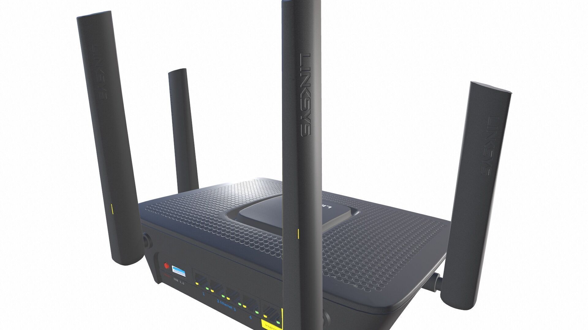 LINKSYS Router 3D model_7